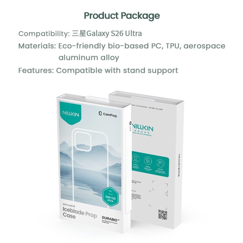 Nillkin Iceblade Prop mágneses borító Samsung Galaxy S26 Ultra Green készülékhez