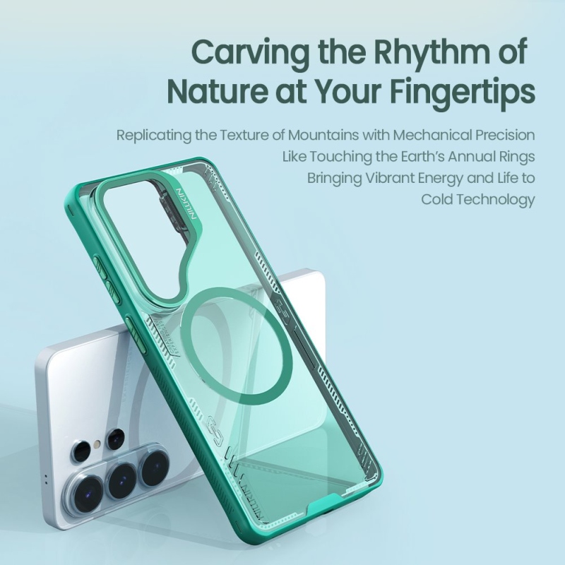 Nillkin Iceblade Prop mágneses borító Samsung Galaxy S26 Ultra Green készülékhez