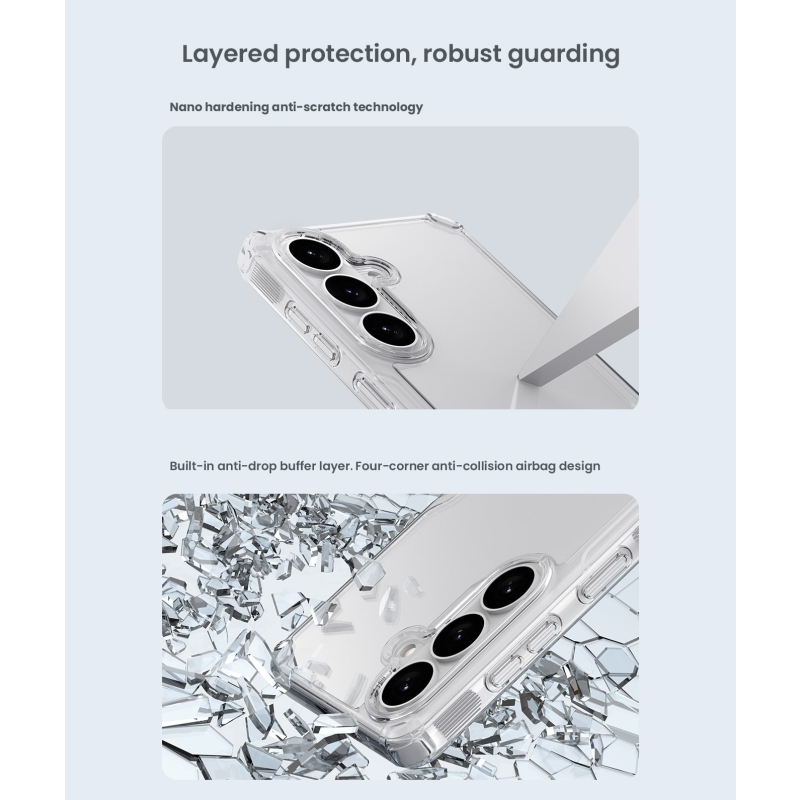 Nillkin Nature TPU PRO Cover for Samsung Galaxy S26+ átlátszó