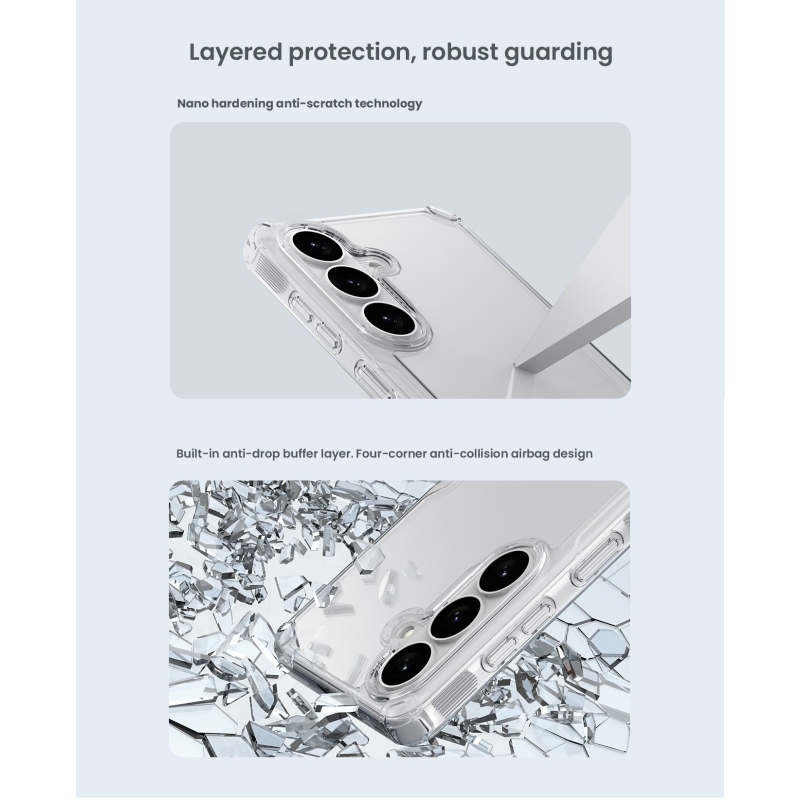 Nillkin Nature TPU PRO Cover for Samsung Galaxy S26 átlátszó