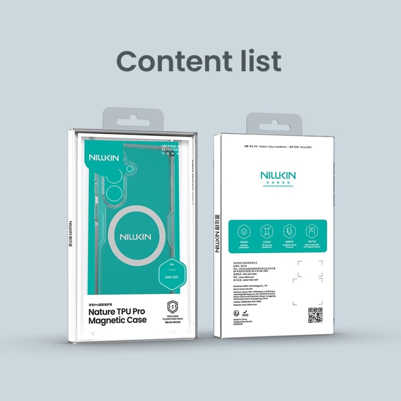 Nillkin Nature TPU PRO mágneses borító Samsung Galaxy S26-hoz átlátszó