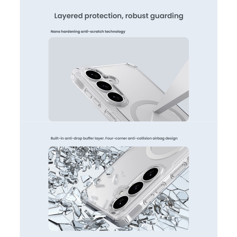 Nillkin Nature TPU PRO mágneses borító Samsung Galaxy S26-hoz átlátszó