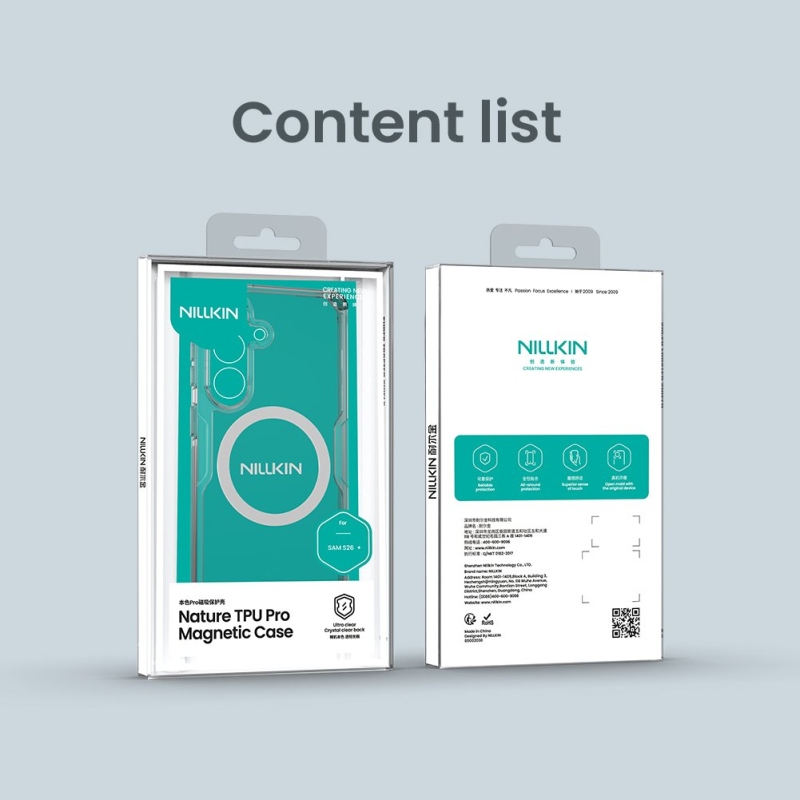 Nillkin Nature TPU PRO mágneses borító Samsung Galaxy S26+ átlátszóhoz