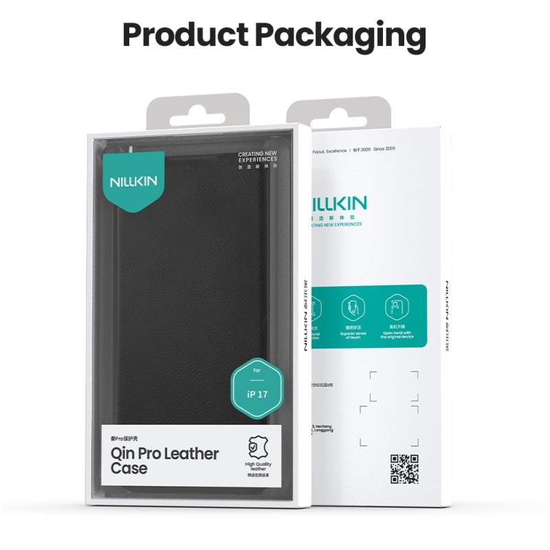 Nillkin Qin Book PRO tok Apple iPhone 17 barna