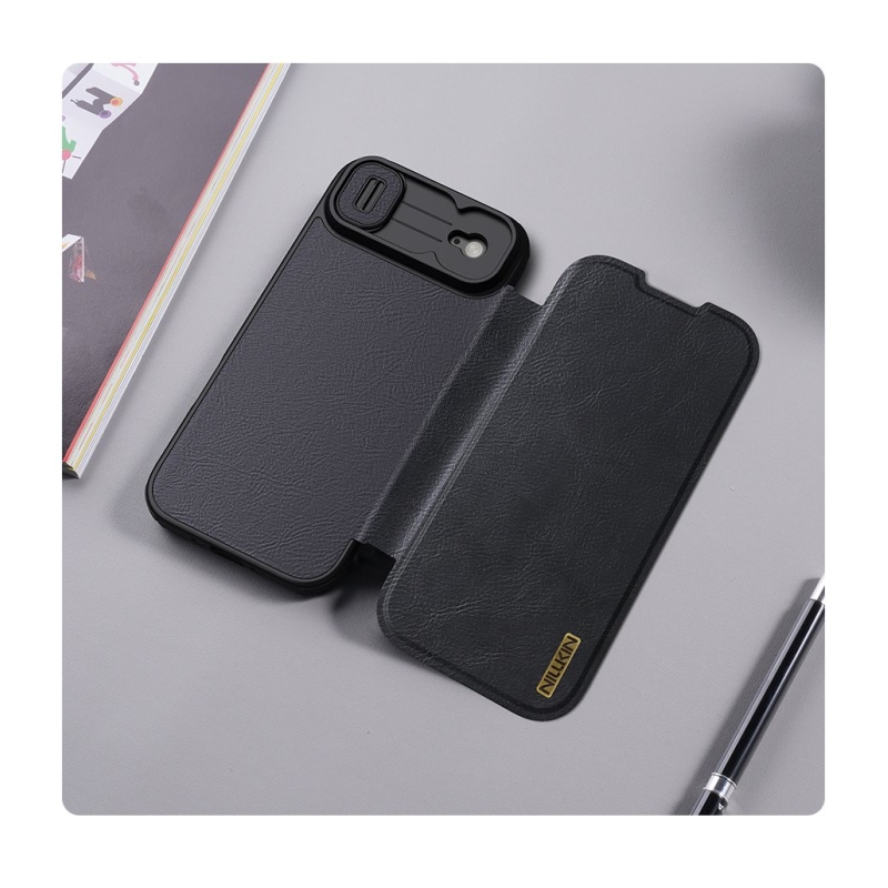 Nillkin Qin Book PRO tok az Apple iPhone Air készülékhez Fekete