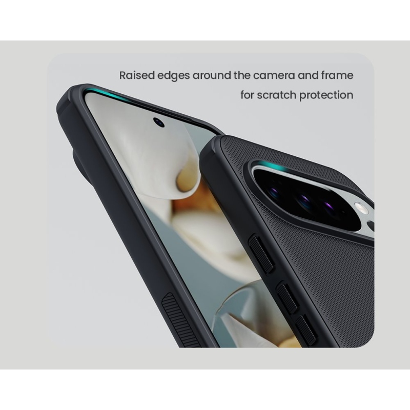 Nillkin Super Frosted PRO mágneses hátlap a Google Pixel 10/10 Pro-hoz Fekete