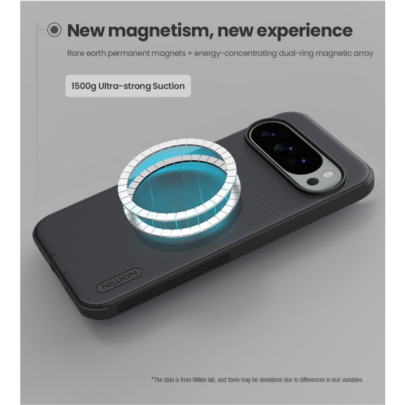 Nillkin Super Frosted PRO mágneses hátlap a Google Pixel 10 Pro XL számára Fekete