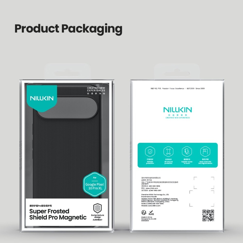 Nillkin Super Frosted PRO mágneses hátlap a Google Pixel 10 Pro XL számára Fekete