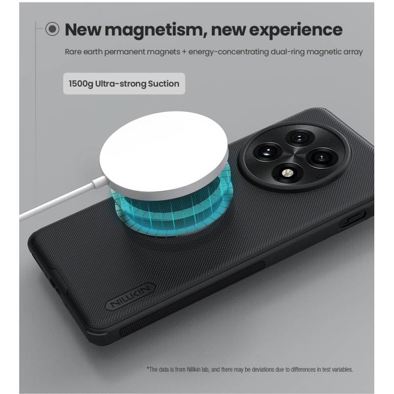 Nillkin Super Frosted PRO mágneses hátlap OnePlus 13-hoz Fekete