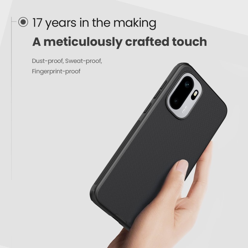 Nillkin Super Frosted PRO mágneses hátsó borítás OnePlus 15R Fekete