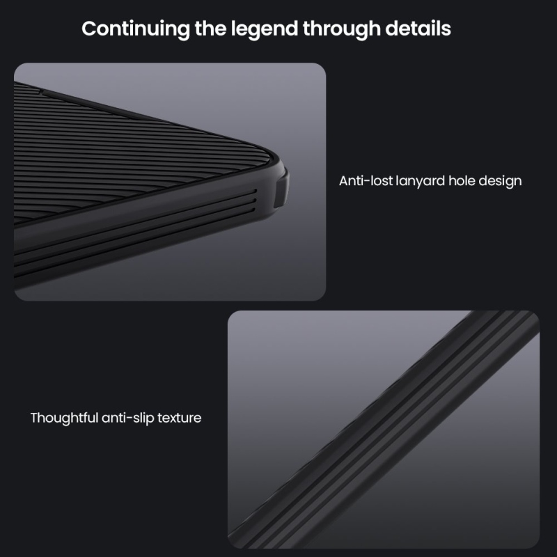 Nillkin Super Frosted PRO mágneses hátlap a Samsung Galaxy A17 5G fekete színű készülékhez