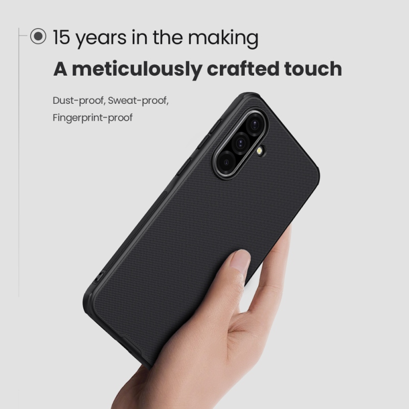 Nillkin Super Frosted PRO mágneses hátlap a Samsung Galaxy A36 5G fekete színű készülékhez