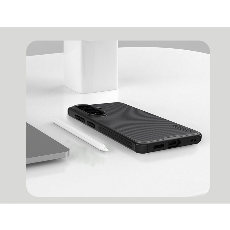 Nillkin Super Frosted PRO mágneses hátlap Samsung Galaxy S26-hoz Fekete