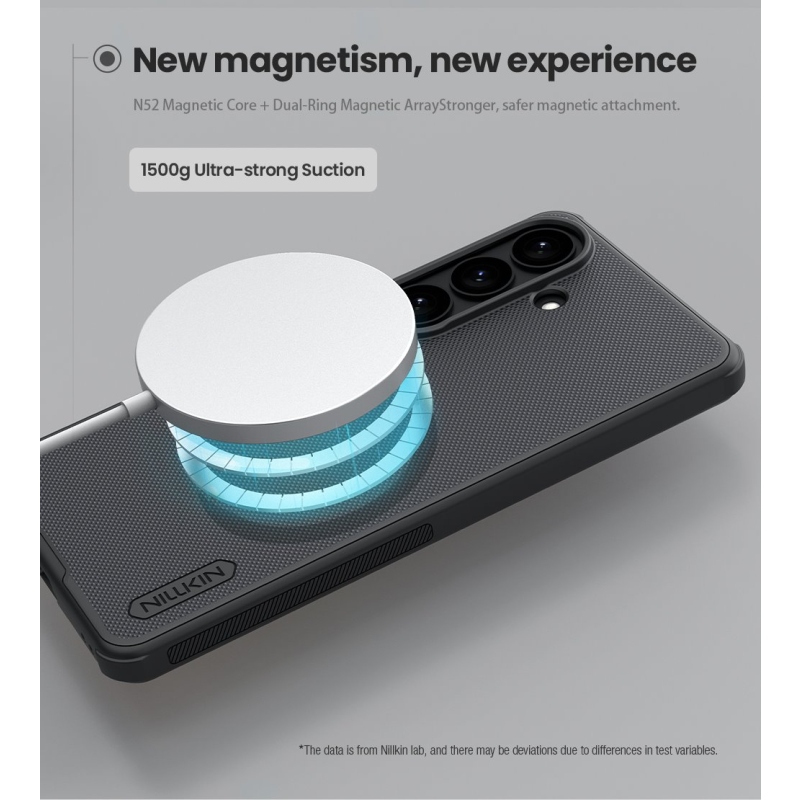 Nillkin Super Frosted PRO mágneses hátlap Samsung Galaxy S26-hoz Fekete