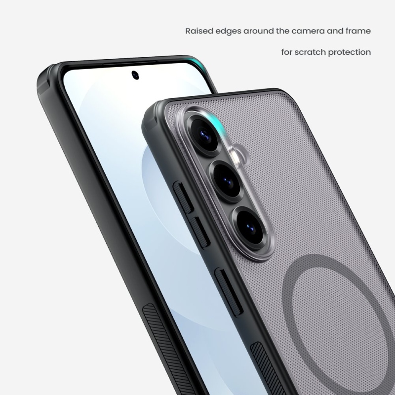 Nillkin Super Frosted PRO mágneses hátsó borító Samsung Galaxy S26+ átlátszó fekete