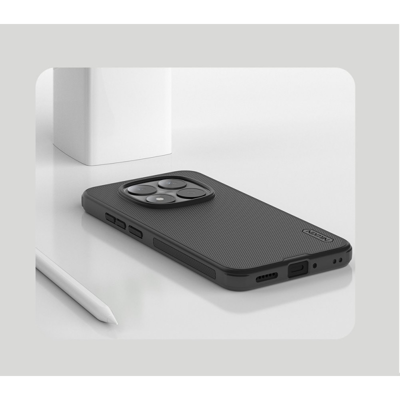 Nillkin Super Frosted PRO mágneses hátlap Xiaomi Redmi Note 15 Pro 5G Fekete