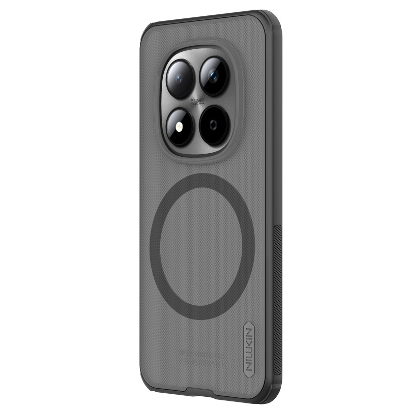 Nillkin Super Frosted PRO mágneses hátsó borítás Xiaomi Redmi Note 15 Pro 5G átlátszó fekete