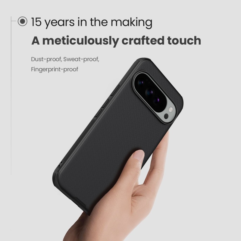 Nillkin Super Frosted PRO hátlap a Google Pixel 10 Pro XL számára Fekete