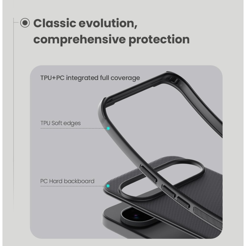 Nillkin Super Frosted PRO hátlap a Google Pixel 10 Pro XL számára Fekete