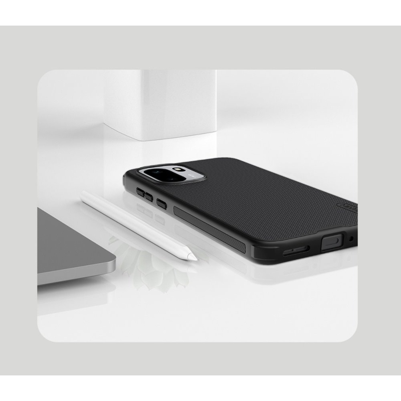 Nillkin Super Frosted PRO hátlap a OnePlus 15R számára Fekete