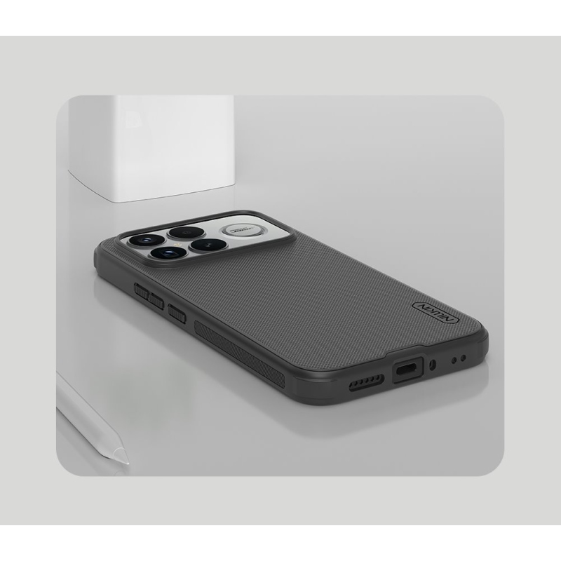 Nillkin Super Frosted PRO hátlap Poco F8 Ultra készülékhez, fekete