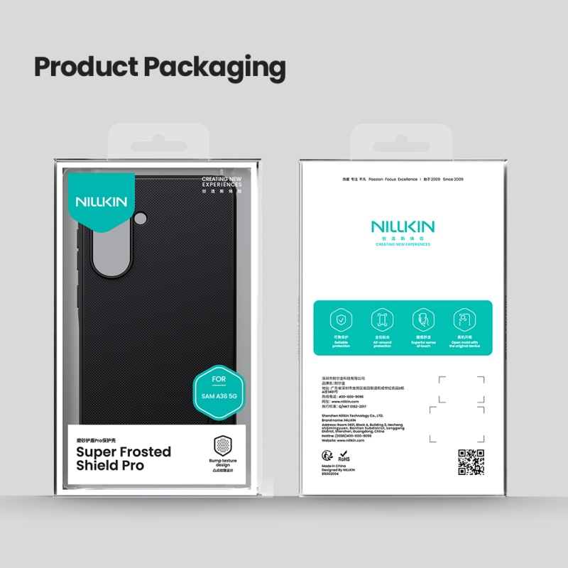 Nillkin Super Frosted PRO hátlap a Samsung Galaxy A36 5G kékhez