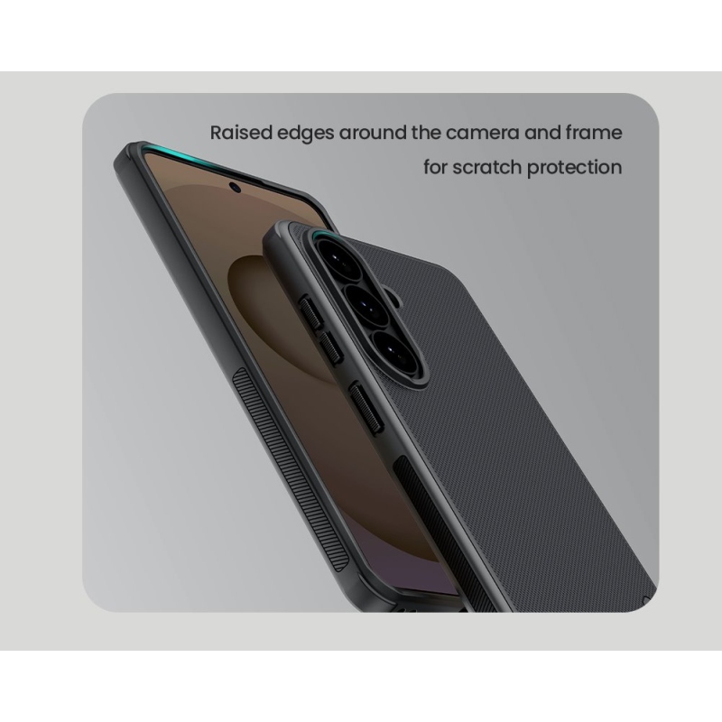 Nillkin Super Frosted PRO hátlap a Samsung Galaxy S26 készülékhez Fekete