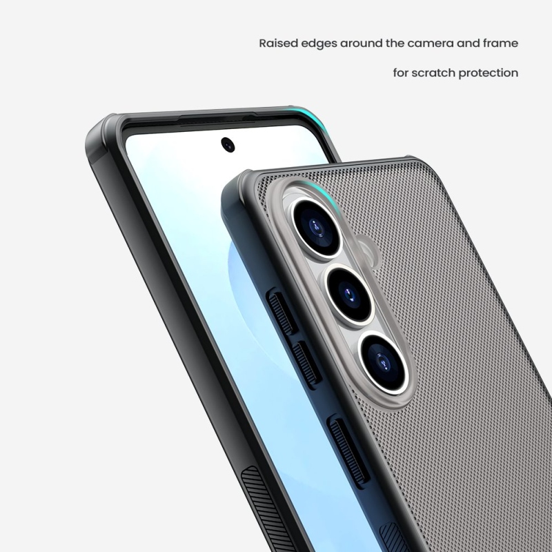 Nillkin Super Frosted PRO hátlap a Samsung Galaxy S26-hoz Átlátszó fekete