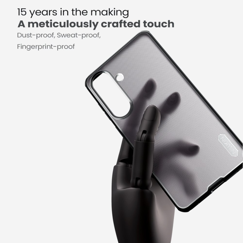 Nillkin Super Frosted PRO hátlap Samsung Galaxy S26+ átlátszó fekete