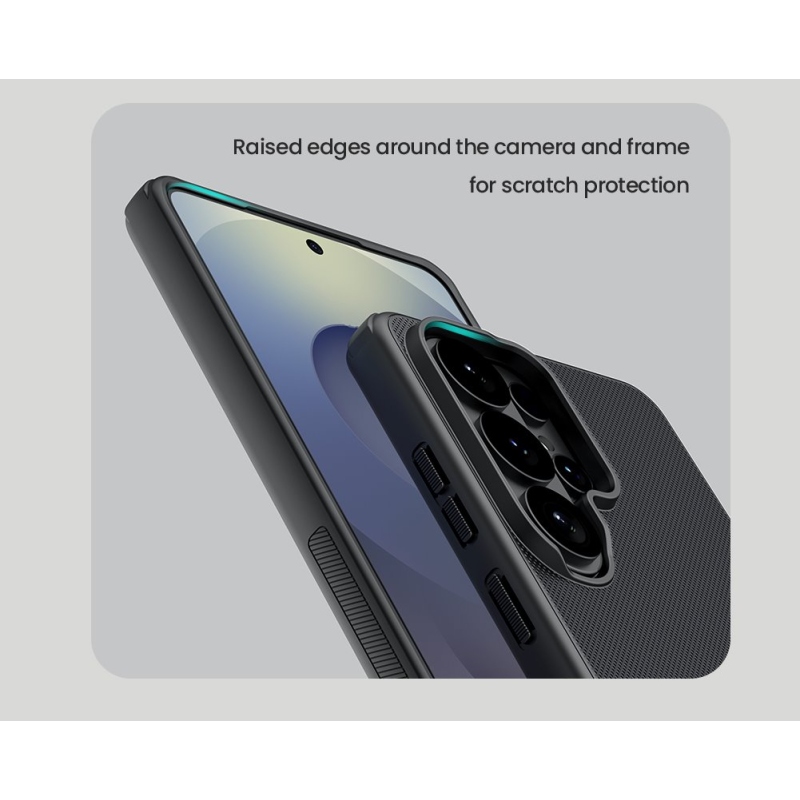 Nillkin Super Frosted PRO hátlap a Samsung Galaxy S26 Ultra Fekete számára