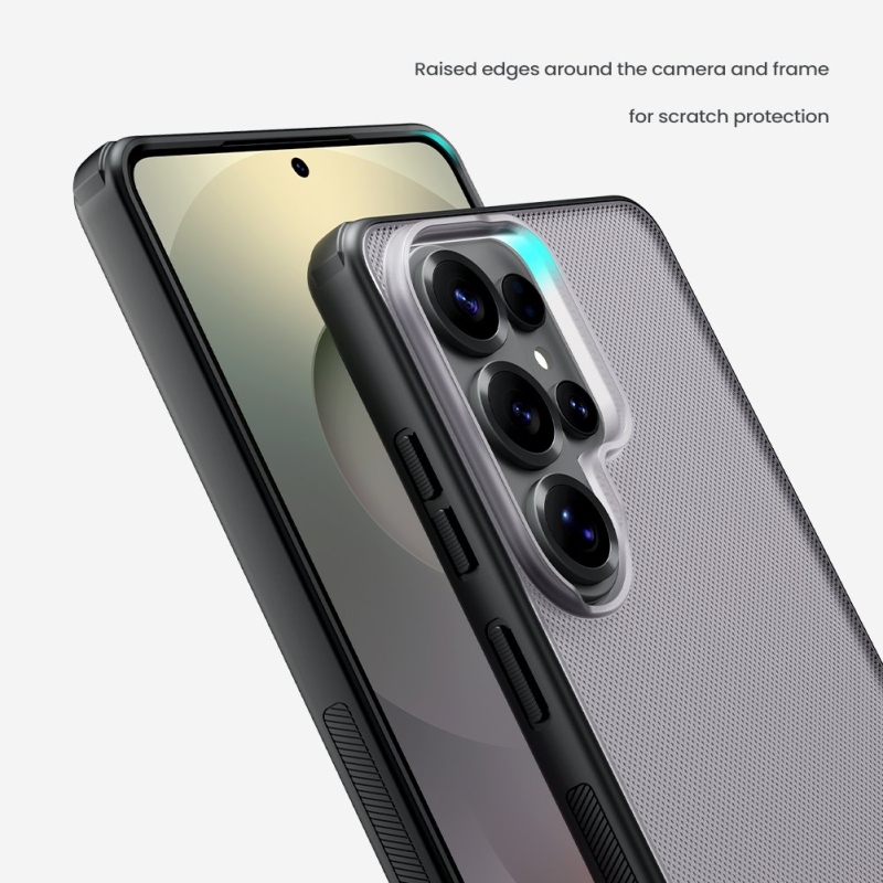 Nillkin Super Frosted PRO hátlap Samsung Galaxy S26 Ultra átlátszó fekete