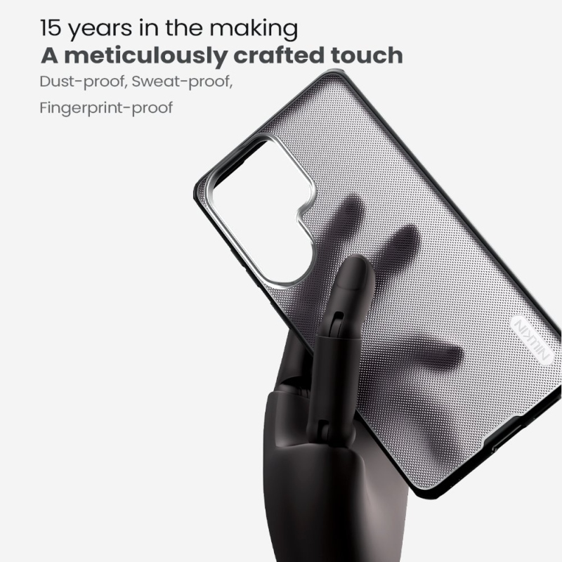 Nillkin Super Frosted PRO hátlap Samsung Galaxy S26 Ultra átlátszó fekete