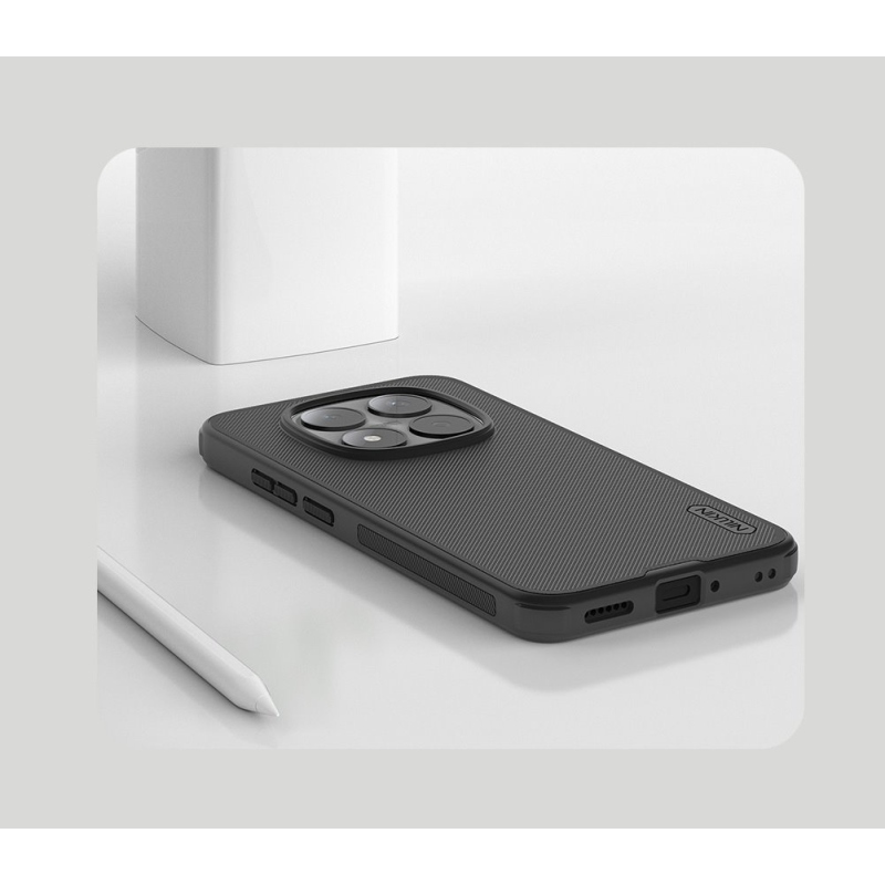 Nillkin Super Frosted PRO hátlap a Xiaomi Redmi Note 15 Pro 5G fekete színhez