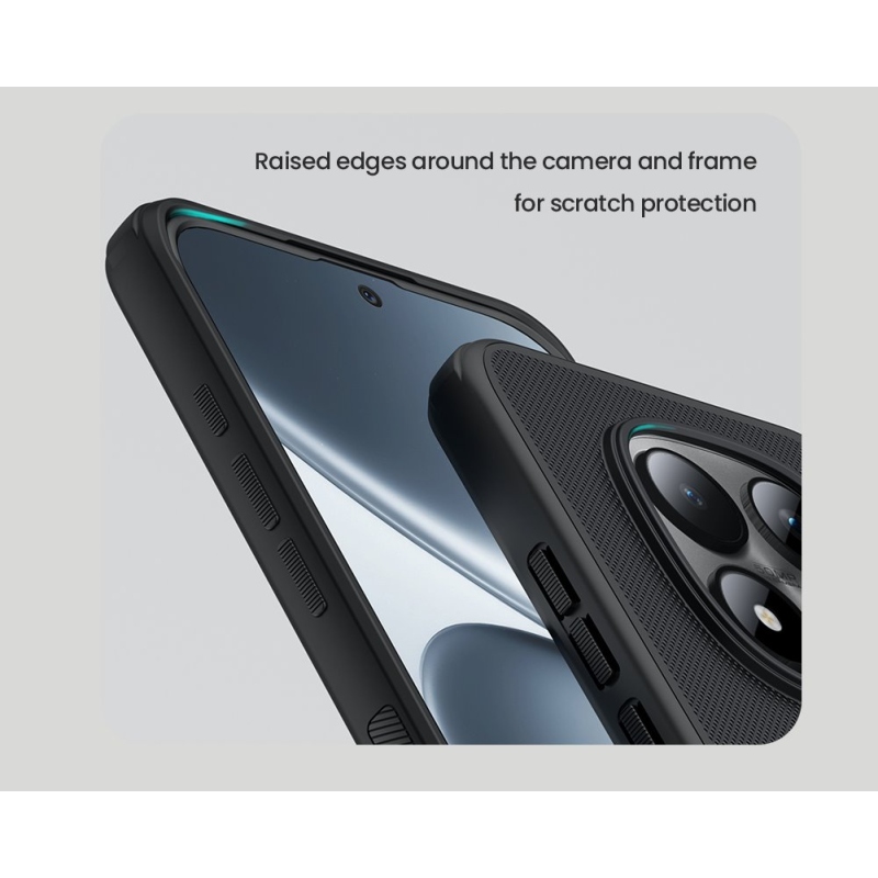 Nillkin Super Frosted PRO hátlap a Xiaomi Redmi Note 15 Pro 5G fekete színhez