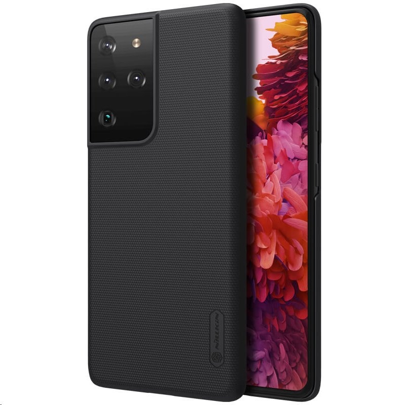 Nillkin Super Frosted Back Cover for Samsung Galaxy S21 Ultra fekete