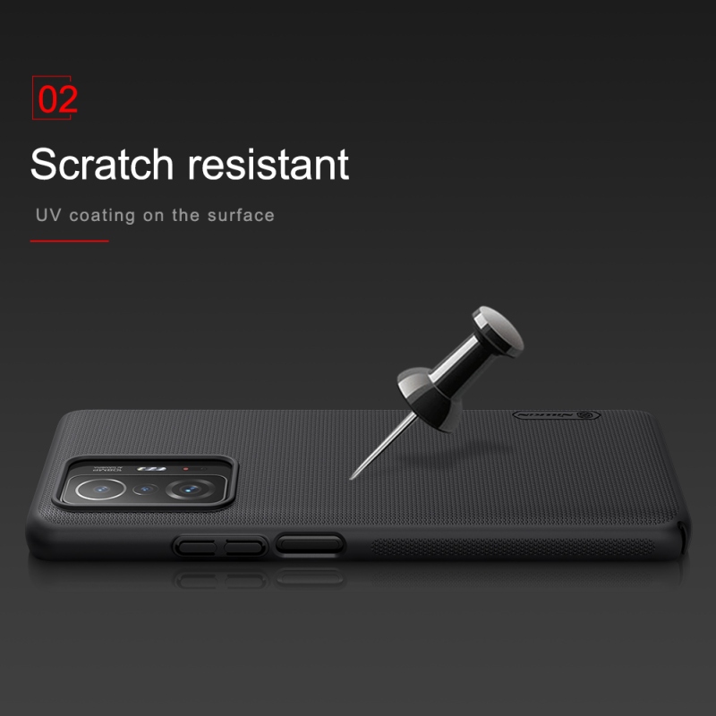 Nillkin Super Frosted Back Cover for Xiaomi 11T/11T Pro Fekete