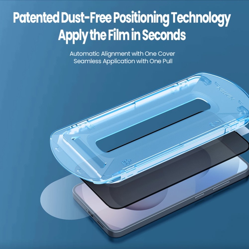 Nillkin edzett üveg 0.25mm Guardian 2.5D Samsung Galaxy S26+ fekete (applikátorral)