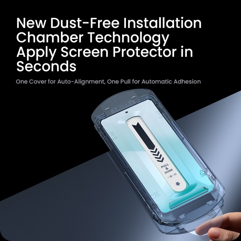 Nillkin Edzett üveg 0.2mm H+ PRO 2.5D tükröződésmentes Samsung Galaxy S26 Ultra (applikátorral)