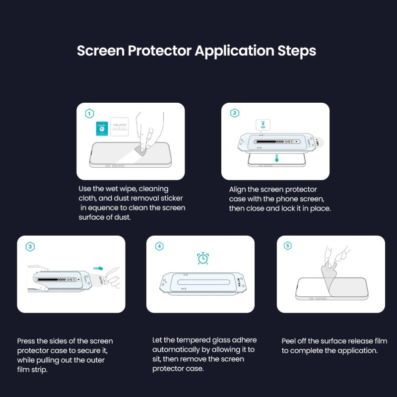 Nillkin edzett üveg 0.2mm H+ PRO 2.5D Samsung Galaxy S26-hoz (applikátorral)