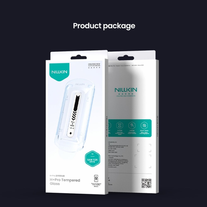 Nillkin edzett üveg 0.2mm H+ PRO 2.5D Samsung Galaxy S26 Ultra készülékhez (applikátorral)