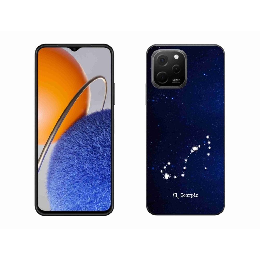 Gél borítás mmCase a Huawei Nova Y61 készülékhez - Skorpió csillagkép