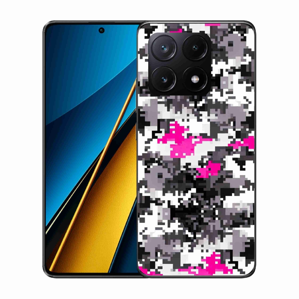 Gél borítás mmCase a Xiaomi Poco X6 Pro 5G számára - álcázó minta 4
