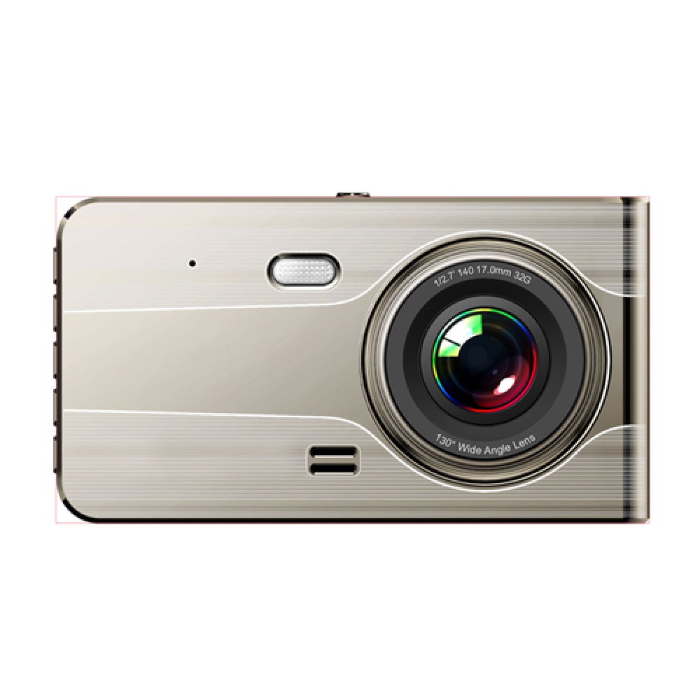 DVR979G Full HD autós kamera tolatókamerával, LCD kijelzővel és G-szenzorral - bézs