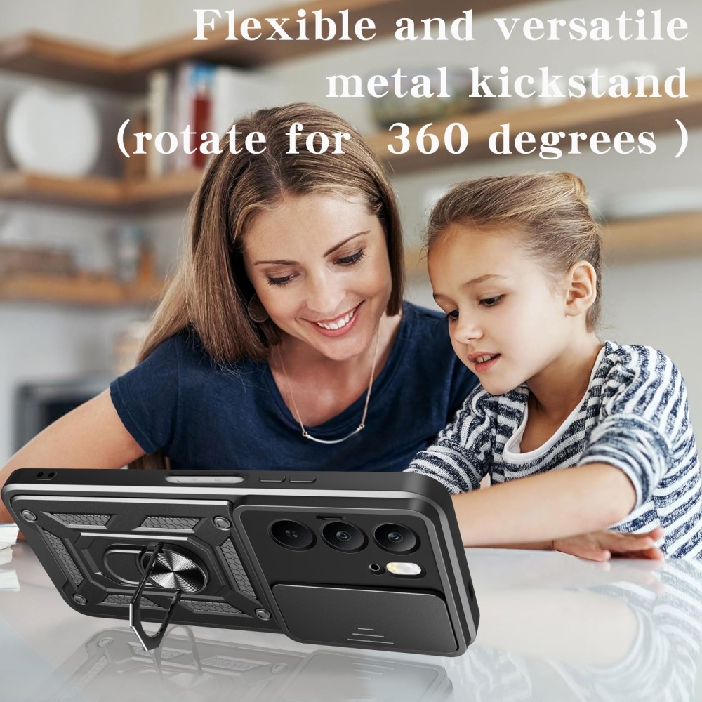 Csúszásálló borítás a Realme 14x 5G/Realme C75 készülékhez - fekete