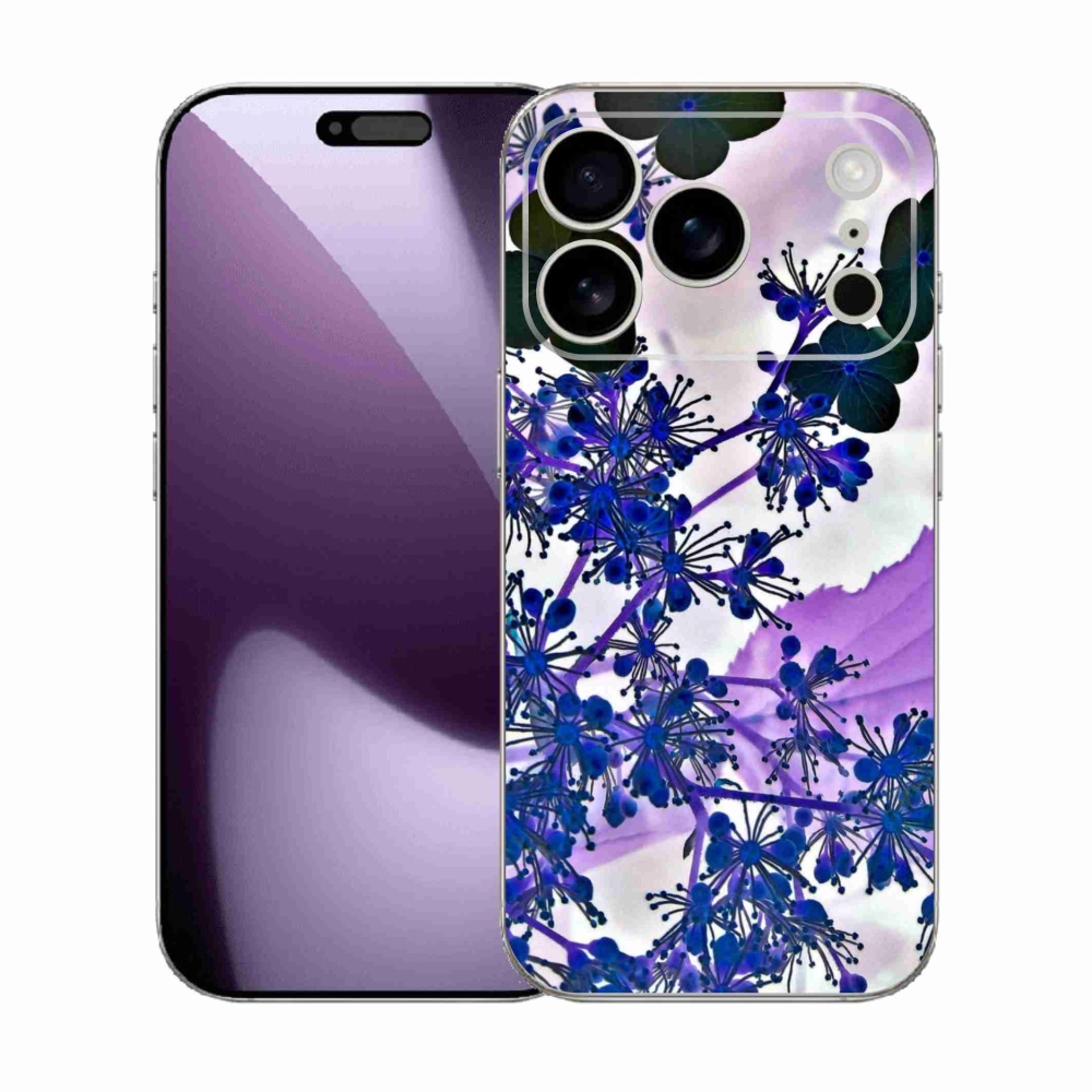 Zselés borítás mmCase iPhone 17 Pro készülékhez - hortenzia virág