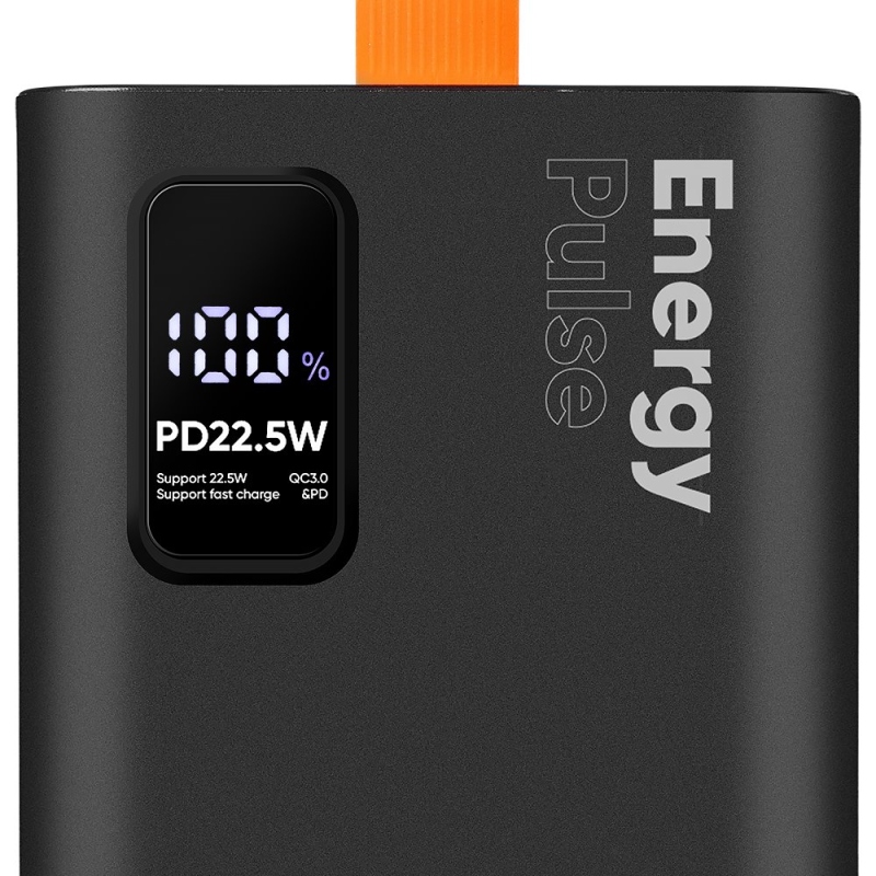 Csomag:ME EnergyPulse Powerbank 50000mAh 22.5W fekete