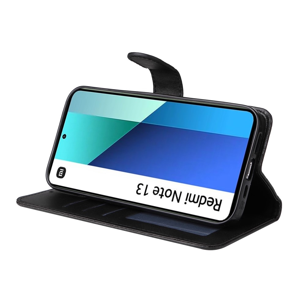 Tárcás könyv tok Xiaomi Redmi Note 13-hoz - fekete