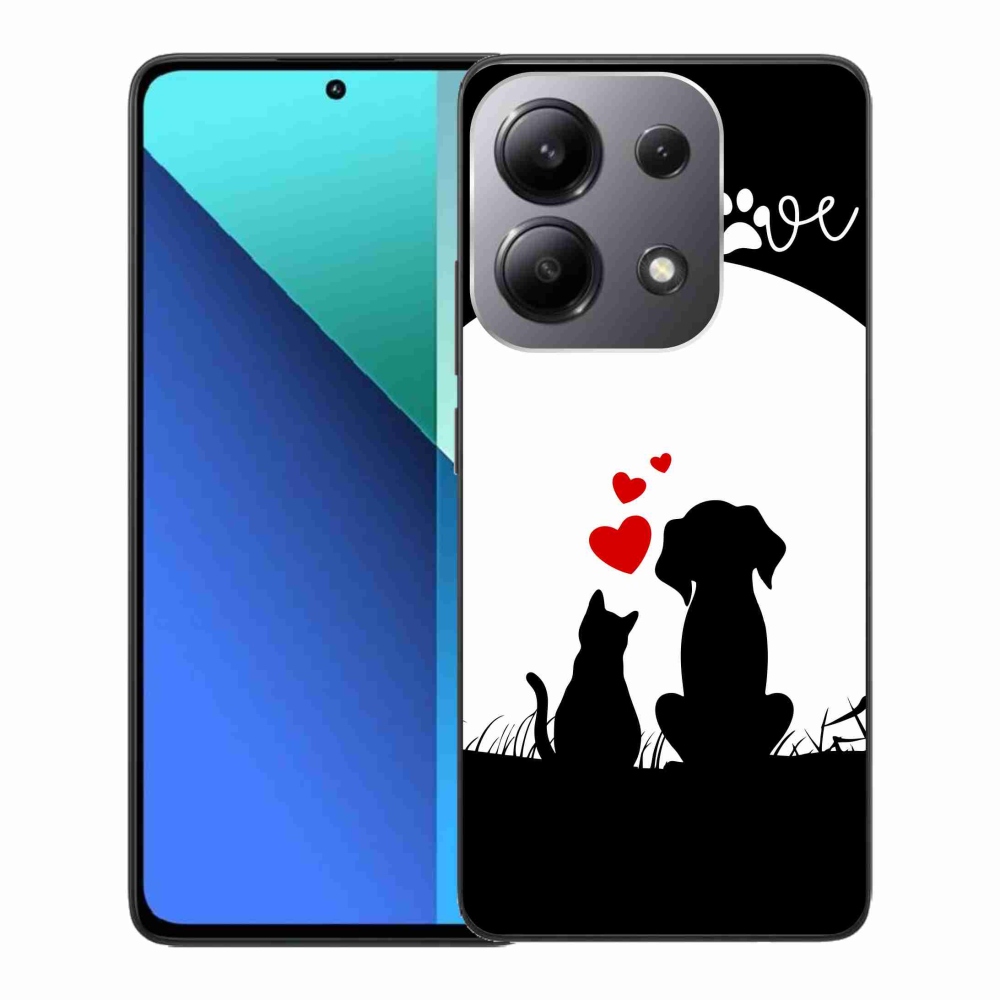 Gél tok mmCase a Xiaomi Redmi Note 13-hoz - állati szeretet