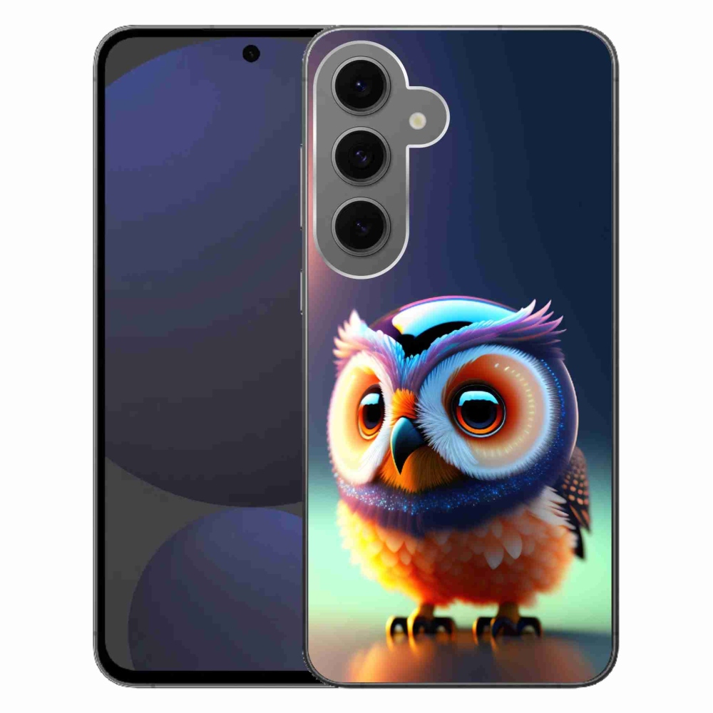 Gél védőhuzat mmCase Samsung Galaxy S24 FE készülékhez - bagoly