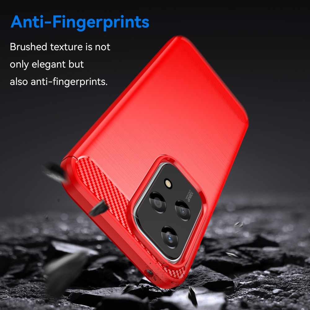 Szénálló zselés tok a Honor 200 Lite 5G készülékhez - piros